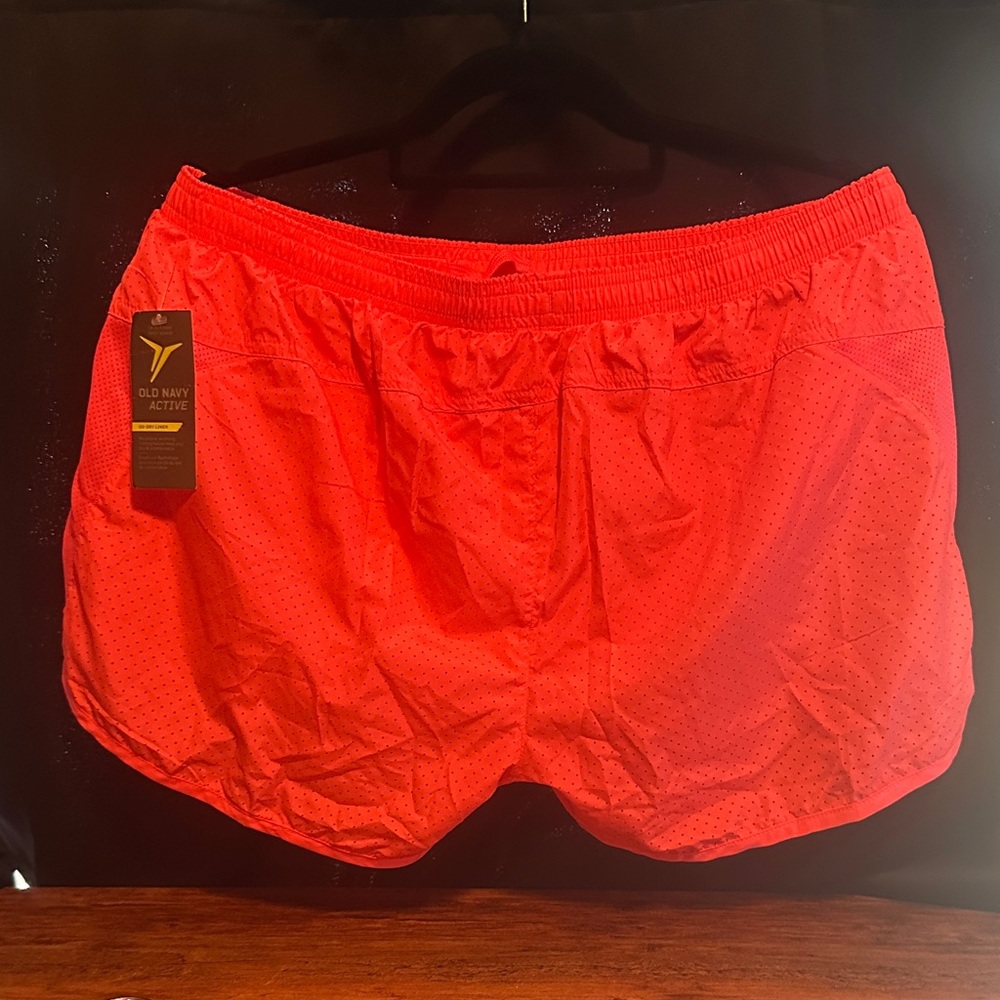 Old Navy Active Vibrant Red Shorts